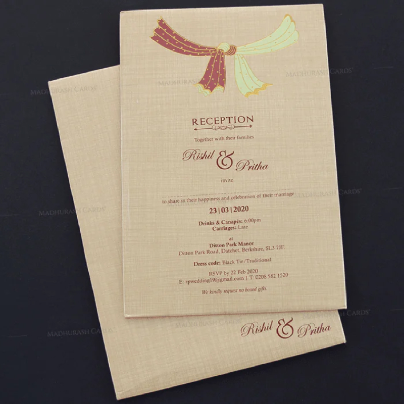 Invitation card with envelope 6×8
